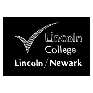 Lincoln College logo black and white 300 x 300